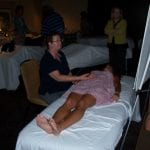 Woman Laying Down Getting Massage