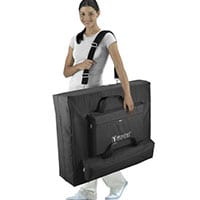 Woman Carrying Large Case