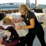 Woman Getting Neck Massage