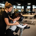 Chair massage at events provides client attraction and enhances experiences for guests.